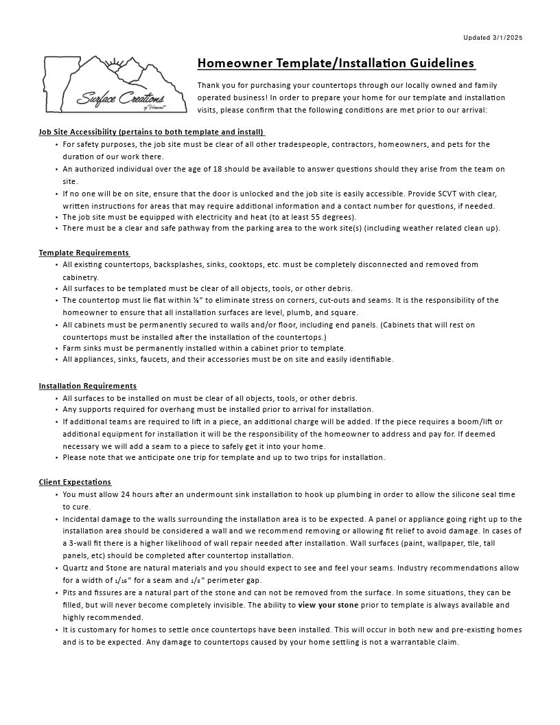 2025 Homeowner T&I Guidelines